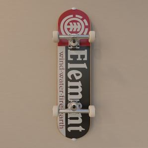 Nástěnný držák na skateboard