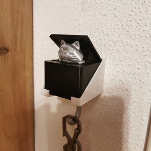 Nástěnný držák na kočičí háček na klíče