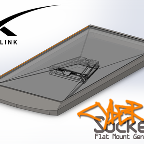 Starlink Standard Gen 4 Plochej Držák CyberSocket