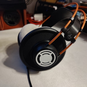 Ploché náhradní kryty sluchátek AKG (Q701, K701, K702, K712)