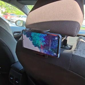 Držák na tablet a telefon na hlavovou opěrku