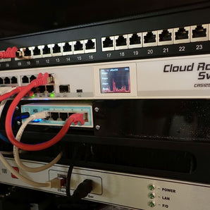 19palcová montáž do racku MikroTik hEX (S)