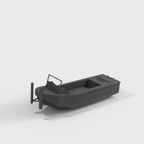 Bundeswehr M-Boat vel detailed hlídková loď pro tabletop