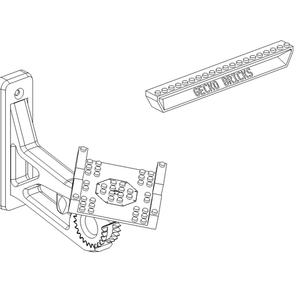Nástěnný držák pro LEGO Republic Gunship 75021