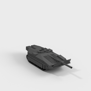 Miniatura švédského tanku Stridsvagn 103 S-Tank