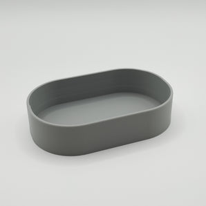 Minimalistický kulatý tácek na klíče do předsíně