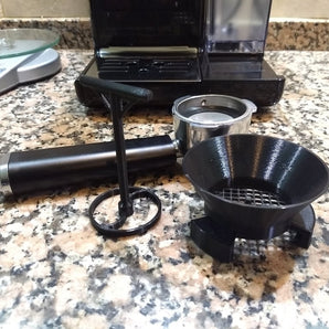 Trychtýř pro espresso portafilter s funkcí rozdělovače