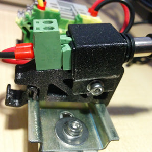 Držák DIN lišty pro adaptér Barrel Jack