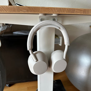 Držák sluchátek pro Sony WH-1000XM5 – Montáž pod psací stůl