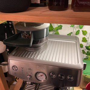 Nástavec zásobníku na zrnkovou kávu Sage Barista Express (Impress) s plnicím žlabem