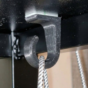 Kabelový háček / Užitečný závěs - Montuje se na zeď nebo pod stůl
