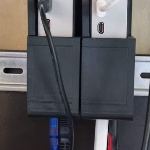 35mm DIN lištová konzola pro Raspberry Pi 4 v pouzdře FLIRC